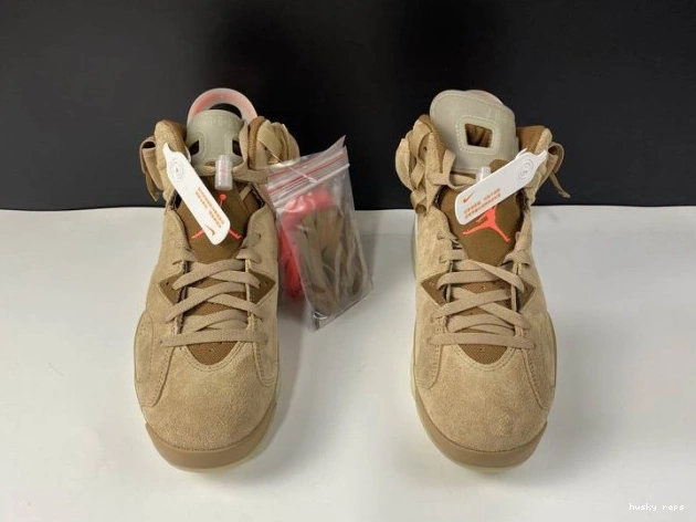 Cheap Husky Air Retro Travis DH0690-200 Scott British 6 Jordan Khaki 0716